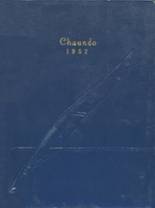 Chauncey-Dover High School 1952 yearbook cover photo