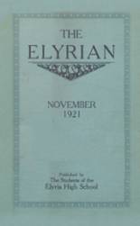 Elyria High School 1921 yearbook cover photo