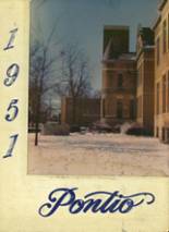 Pontiac Township High School 1951 yearbook cover photo