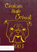 Choteau High School 2003 yearbook cover photo