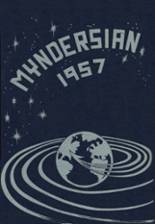 Mynderse Academy 1957 yearbook cover photo