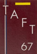 Taft School 1967 yearbook cover photo
