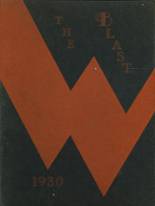 Warsaw High School 1930 yearbook cover photo