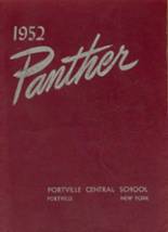 Portville High School 1952 yearbook cover photo