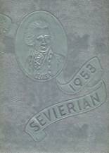 Sevier County High School 1953 yearbook cover photo