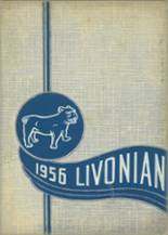 Livonia High School 1956 yearbook cover photo