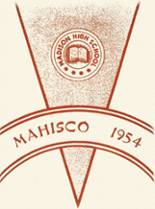 Old Madison High School 1954 yearbook cover photo