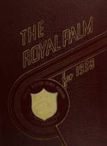 Palm Beach High School 1938 yearbook cover photo