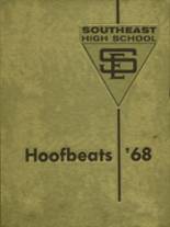 Southeast High School 1968 yearbook cover photo