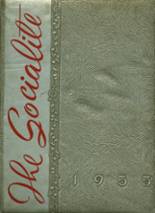 Social Circle High School 1955 yearbook cover photo