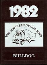 Burke High School 1982 yearbook cover photo