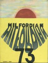 Milford High School 1973 yearbook cover photo