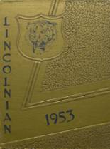 Lincoln High School 1953 yearbook cover photo