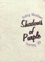 Rolling Meadows High School 1989 yearbook cover photo