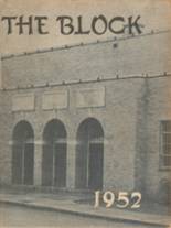Saxton Liberty High School 1952 yearbook cover photo