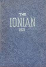 Ionia High School 1931 yearbook cover photo