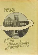 Flora High School 1958 yearbook cover photo