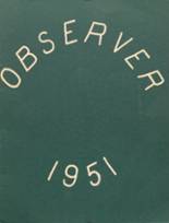 Williams Bay High School 1951 yearbook cover photo