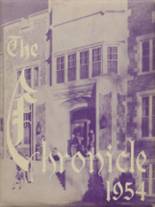 Christian Brothers High School 1954 yearbook cover photo