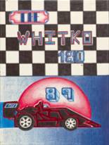 1989 Whitko High School Yearbook from South whitley, Indiana cover image