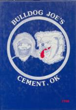 Cement High School 1990 yearbook cover photo