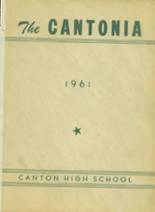 Canton High School 1961 yearbook cover photo