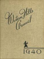 1940 Western Hills High School Yearbook from Cincinnati, Ohio cover image