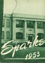 Weedsport High School 1953 yearbook cover photo