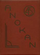 Anoka High School 1945 yearbook cover photo