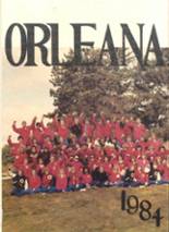 Orleans High School 1984 yearbook cover photo