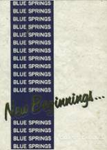 Blue Springs High School 1989 yearbook cover photo