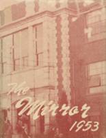 Malvern High School 1953 yearbook cover photo