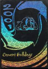 Cement High School 2001 yearbook cover photo