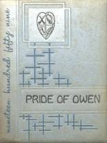Owen County High School 1959 yearbook cover photo