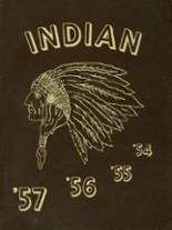 Chesaning Union High School 1957 yearbook cover photo