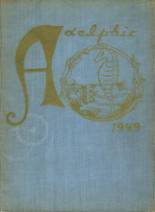 Adelphi Academy 1949 yearbook cover photo