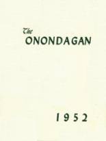 1952 Onondaga High School Yearbook from Nedrow, New York cover image