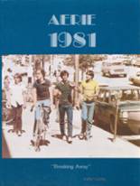 Lapeer East High School 1981 yearbook cover photo