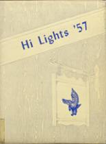 Hadley-Luzerne High School 1957 yearbook cover photo