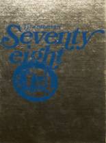 Grant County High School 1978 yearbook cover photo