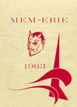 Erie High School 1963 yearbook cover photo