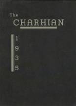 Charlotte High School 1935 yearbook cover photo