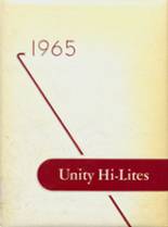 Unity High School 1965 yearbook cover photo