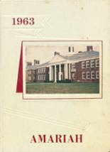 Morrisville-Eaton High School 1963 yearbook cover photo