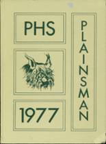 Plainfield High School 1977 yearbook cover photo