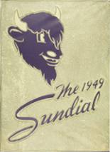 Sunset High School 1949 yearbook cover photo
