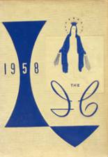 Immaculate Conception High School 1958 yearbook cover photo