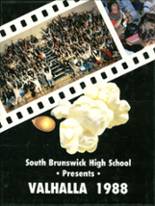South Brunswick High School 1988 yearbook cover photo