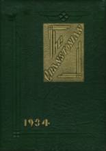 Cranston - Johnston Regional School 1934 yearbook cover photo