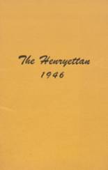 Henryetta High School 1946 yearbook cover photo